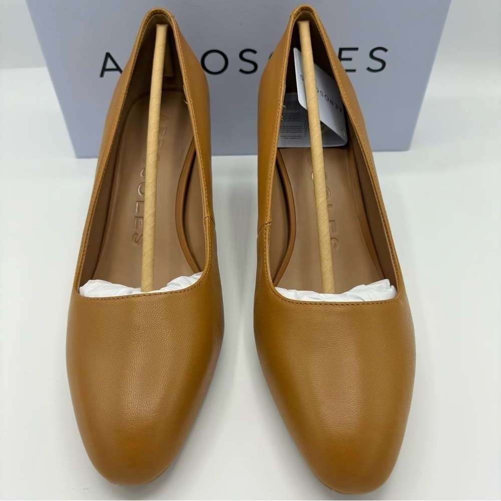 Aerosoles Women's Minetta Pump, Tan Leather, 10W